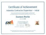 Asbestos Certificate