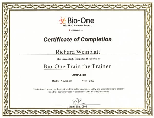 Train The Trainer Certificate